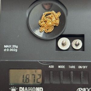 18k Solid Yellow Gold Anklet 1.87 gm Brand New